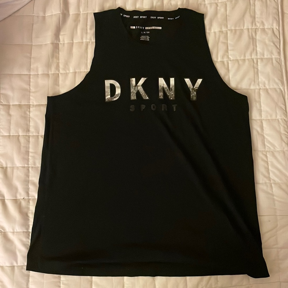 DKNY Sports Black sleeveless shirts